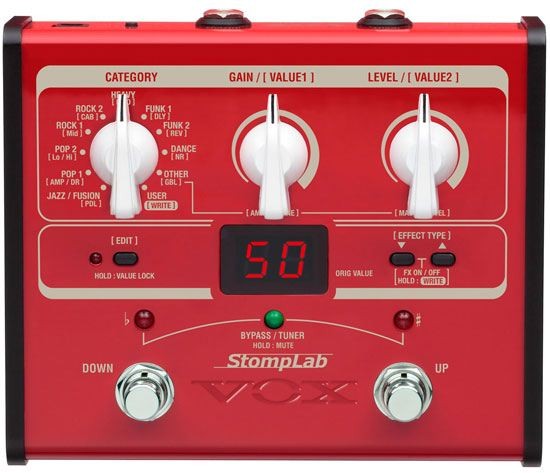 Vox Stomplab IB Pedalera Multiefectos Bajo 1