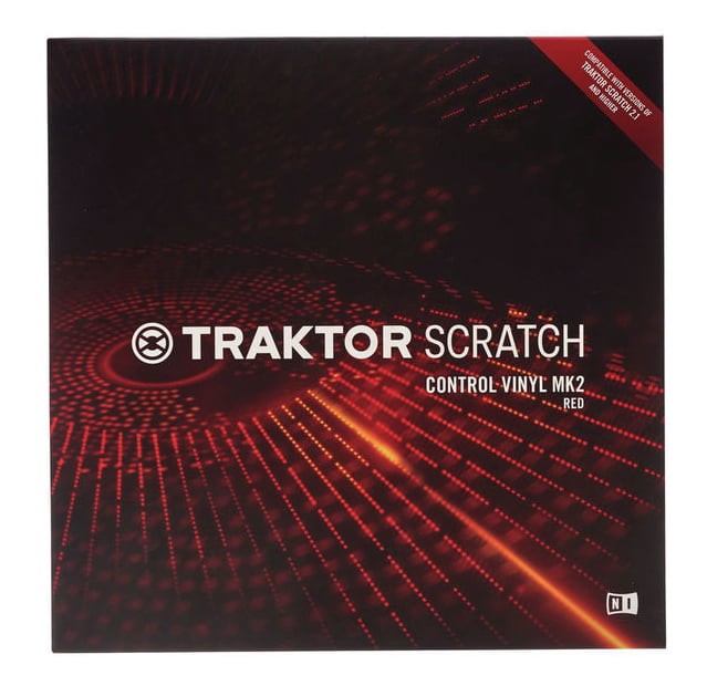 Native Instruments Vinilo Rojo V2 para Traktor Scratch Pro 2 2