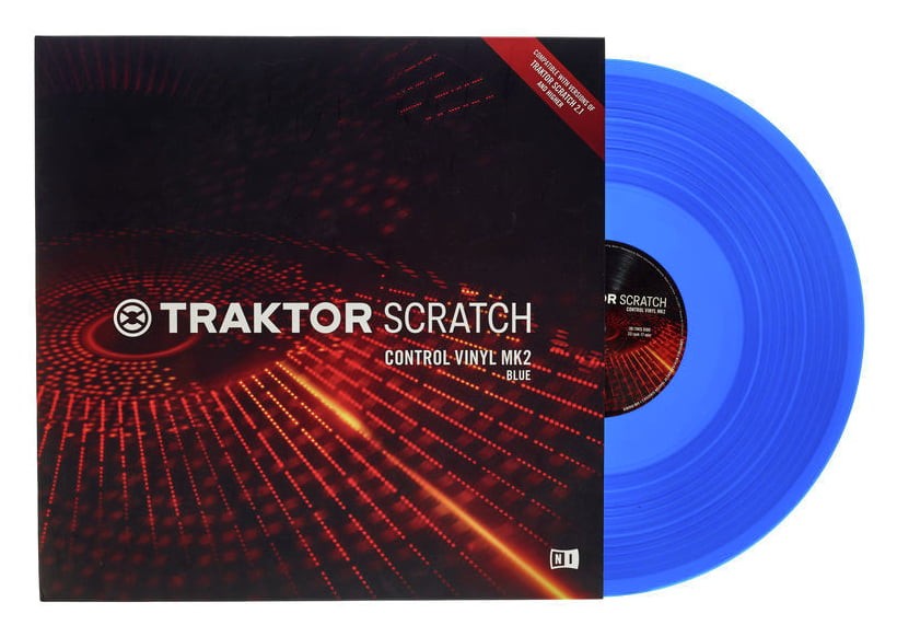 Native Instruments Vinilo Azul V2 para Traktor Scratch Pro 2 3