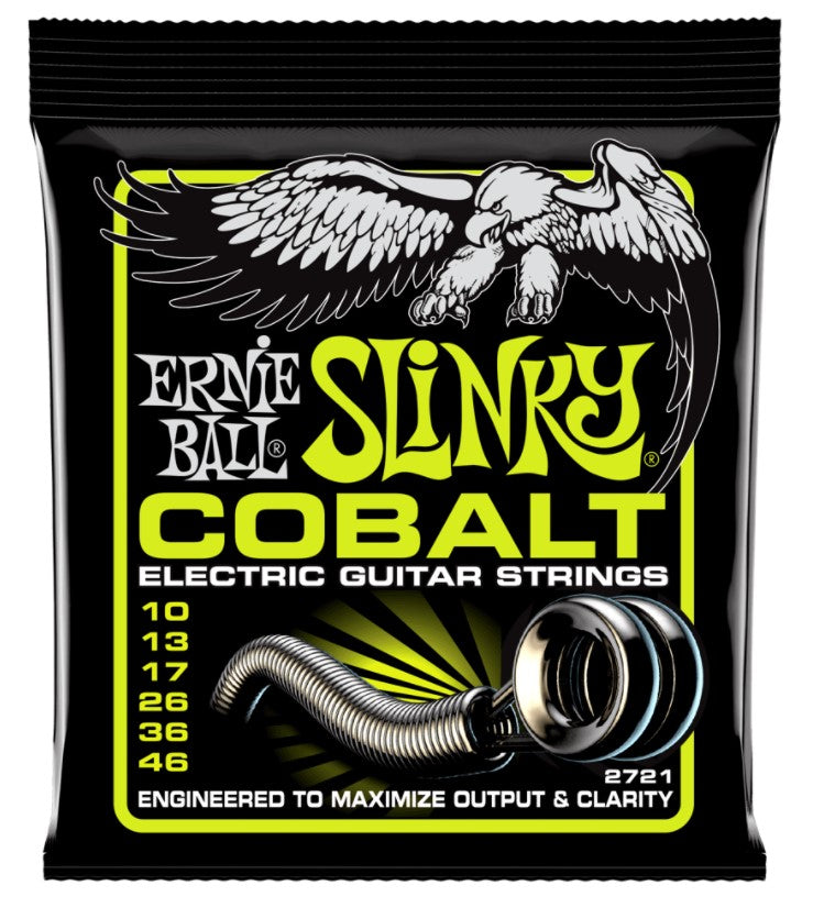 Ernie Ball 2721 Cobalt Juego Cuerdas Guitarra Eléctrica 010-046 1