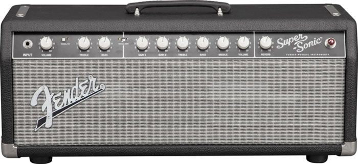 Fender Supersonic 22 Head Amplificador Cabezal Black/Silver 1