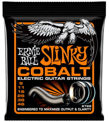 Ernie Ball 2722 Cobalt Juego Cuerdas Guitarra Eléctrica 009-046 1