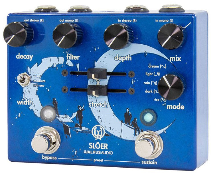 Walrus Sloer Blue Pedal Reverb Estéreo 2