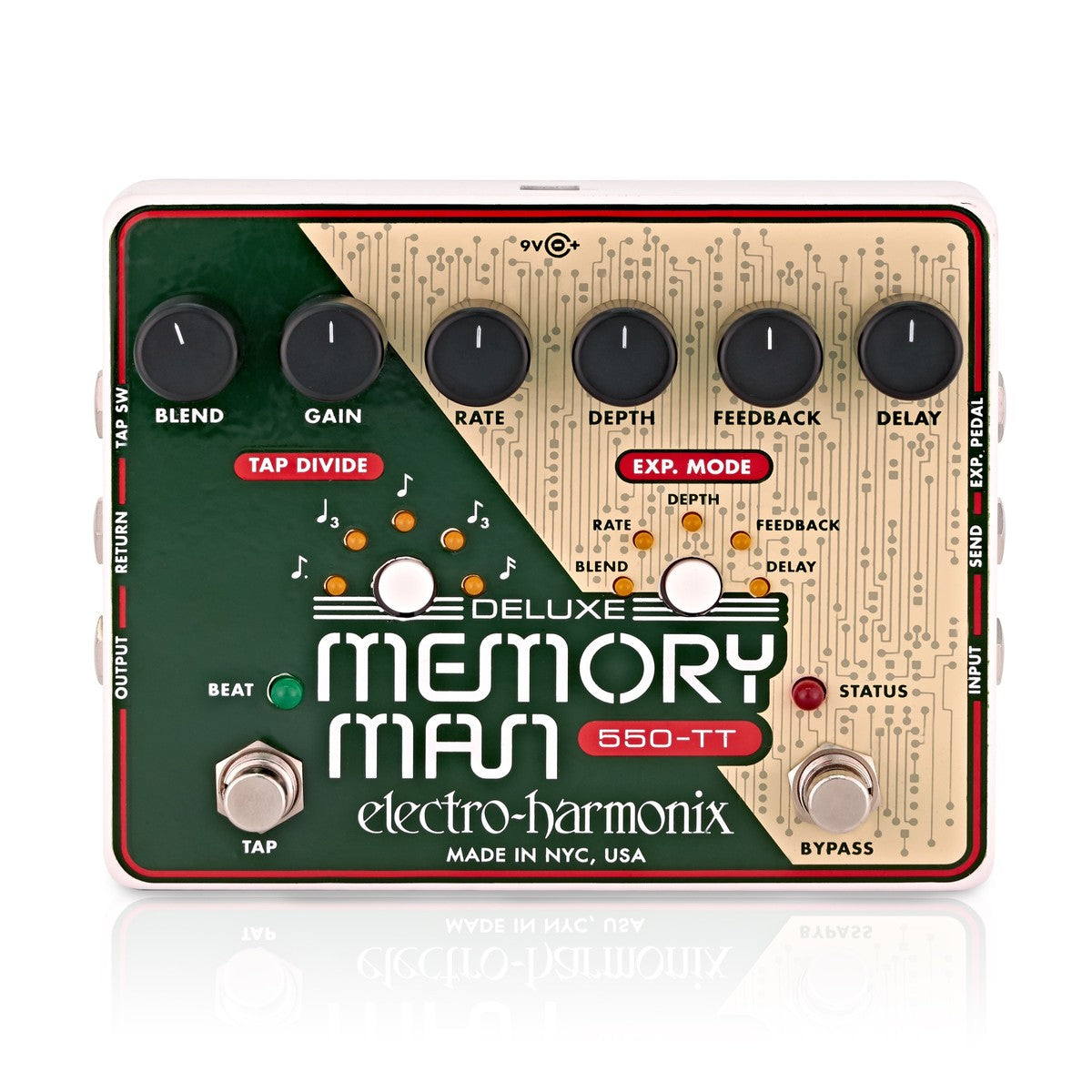 Electro Harmonix Deluxe Memory Man Tempo 550 Pedal Delay Analógico 16