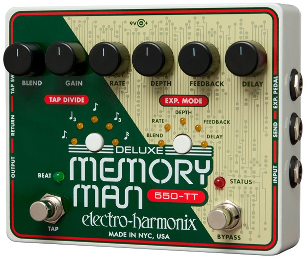 Electro Harmonix Deluxe Memory Man Tempo 550 Pedal Delay Analógico 18