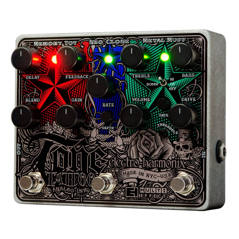 Electro Harmonix Tone Tatoo Pedal Multiefecto 7