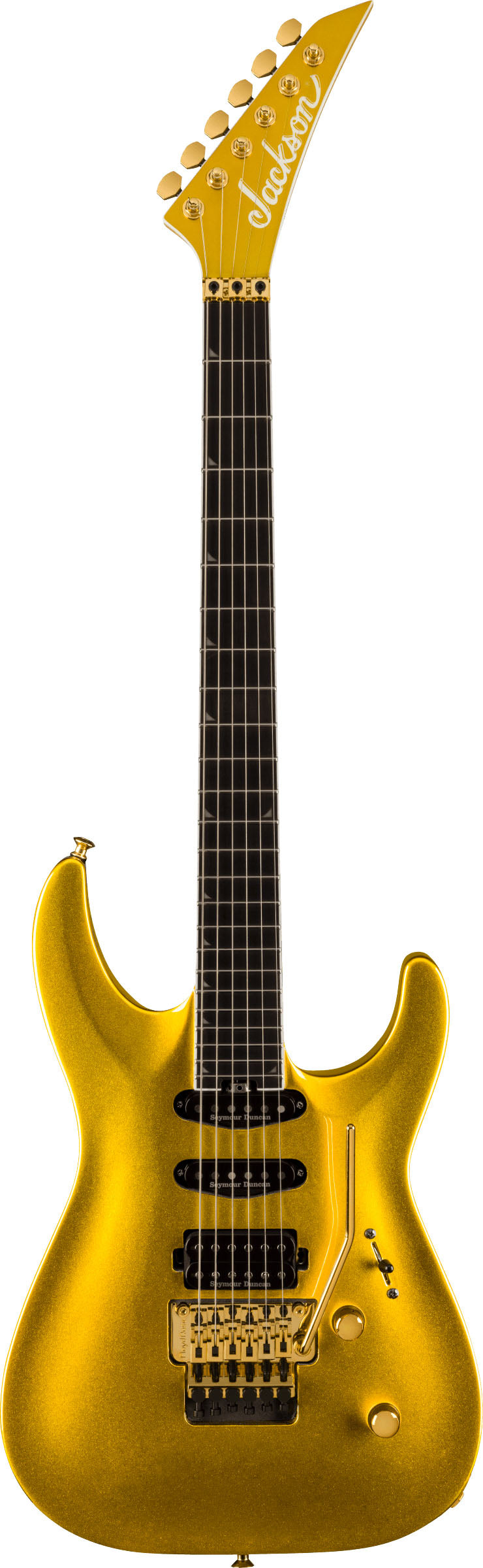 Jackson Pro Plus Series Soloist SLA3 EB Guitarra Eléctrica Gold Bullion 1