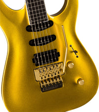 Jackson Pro Plus Series Soloist SLA3 EB Guitarra Eléctrica Gold Bullion 4