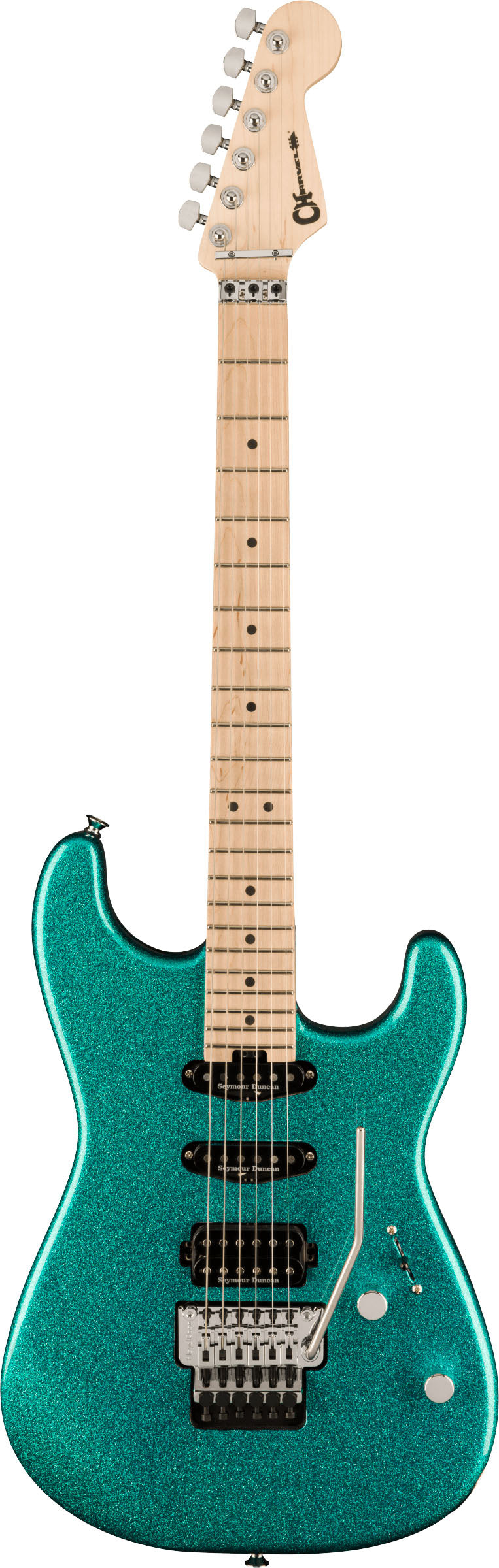 Charvel Pro-Mod San Dimas Style 1 HSS FR M MN Guitarra Eléctrica Aqua Flake 1