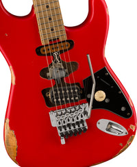 EVH Frankenstein Relic MN Guitarra Eléctrica Roja 4