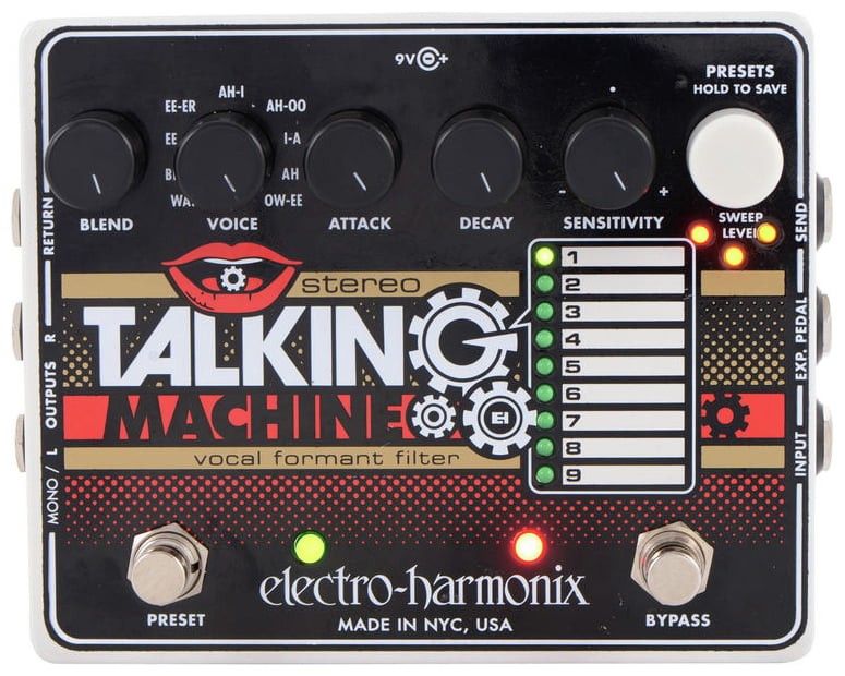 Electro Harmonix Stereo Talking Machine Pedal Filtro Vocal 1