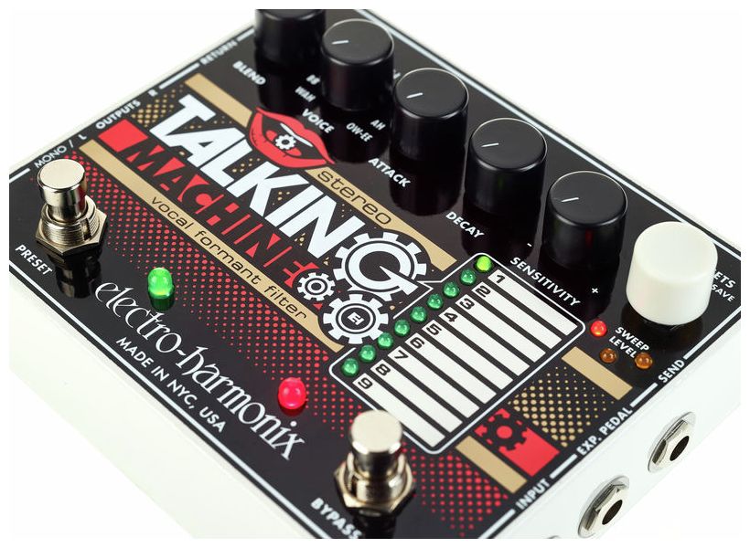 Electro Harmonix Stereo Talking Machine Pedal Filtro Vocal 13