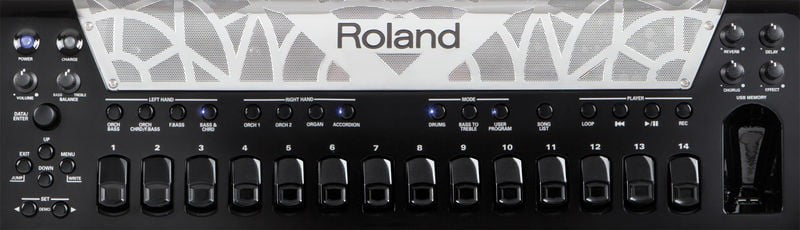 Roland Fr8X BK Teclas Acordeón Digital Negro 4