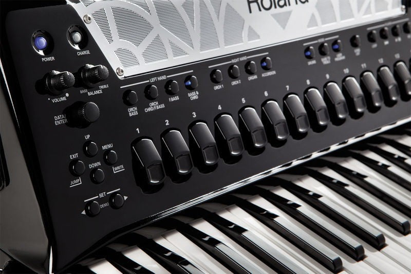 Roland Fr8X BK Teclas Acordeón Digital Negro 5