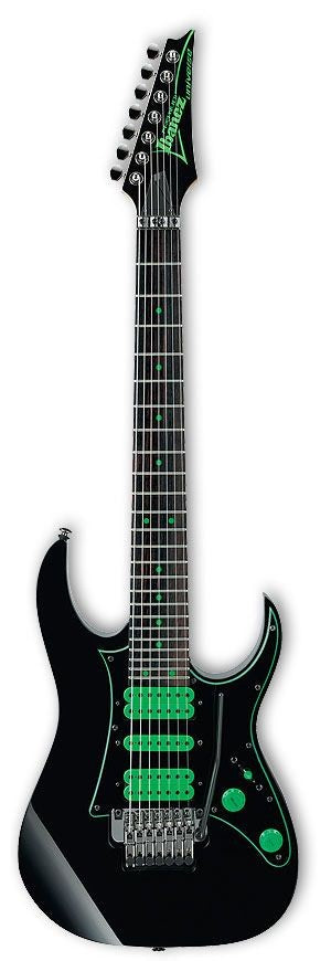 Ibanez UV70P BK Steve Vai Signature Guitarra Eléctrica 7 Cuerdas Negra 1