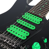 Ibanez UV70P BK Steve Vai Signature Guitarra Eléctrica 7 Cuerdas Negra 10