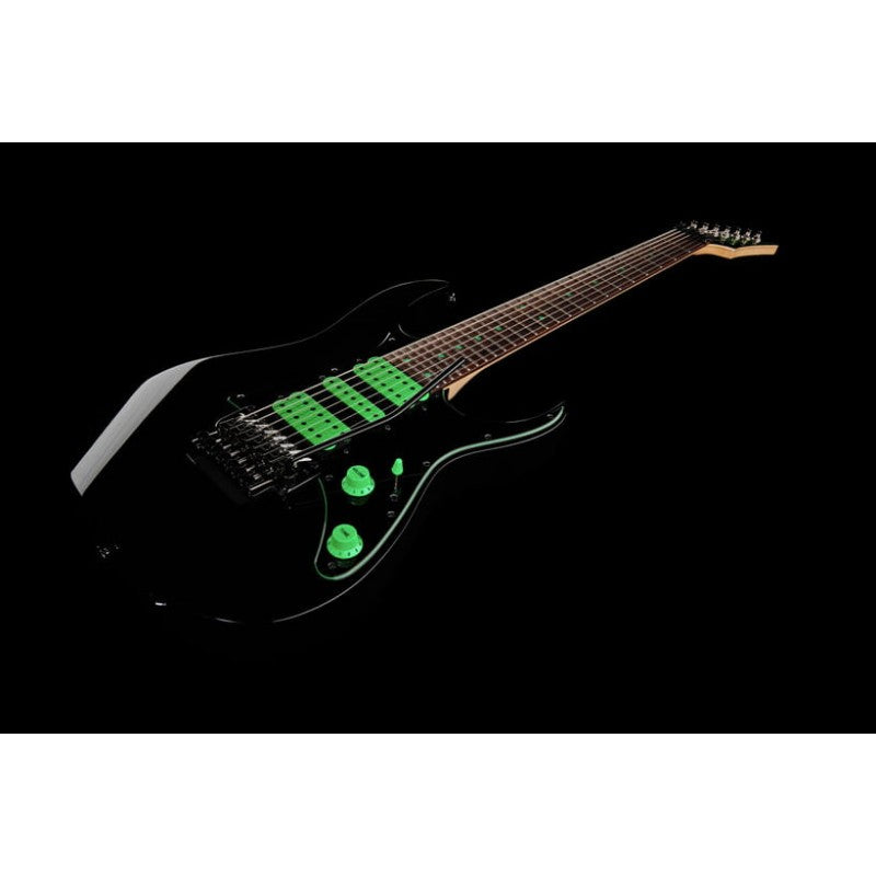 Ibanez UV70P BK Steve Vai Signature Guitarra Eléctrica 7 Cuerdas Negra 18