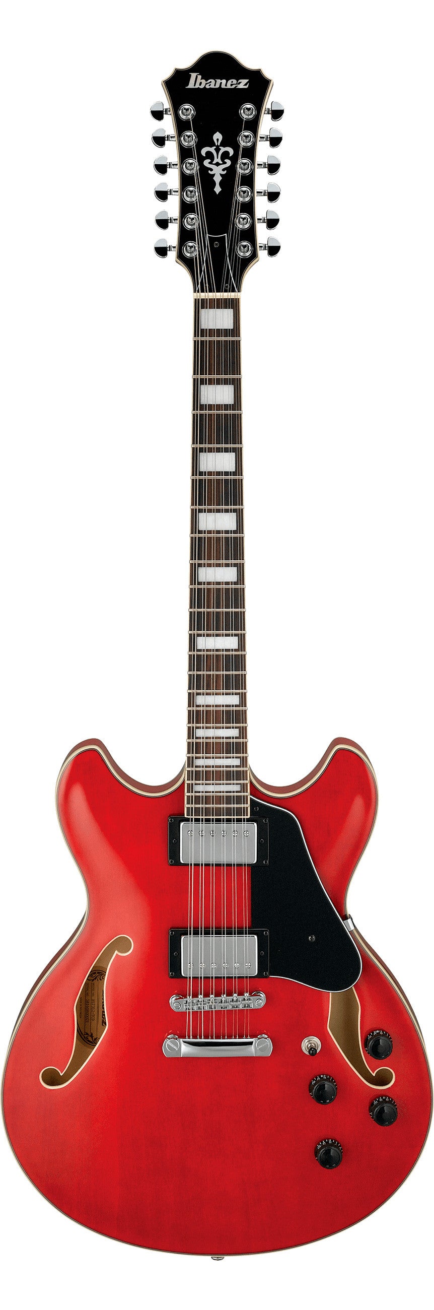 Ibanez AS7312 TCD Guitarra Eléctrica 12 Cuerdas Transparent Cherry 1