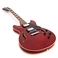 Ibanez AS7312 TCD Guitarra Eléctrica 12 Cuerdas Transparent Cherry 3