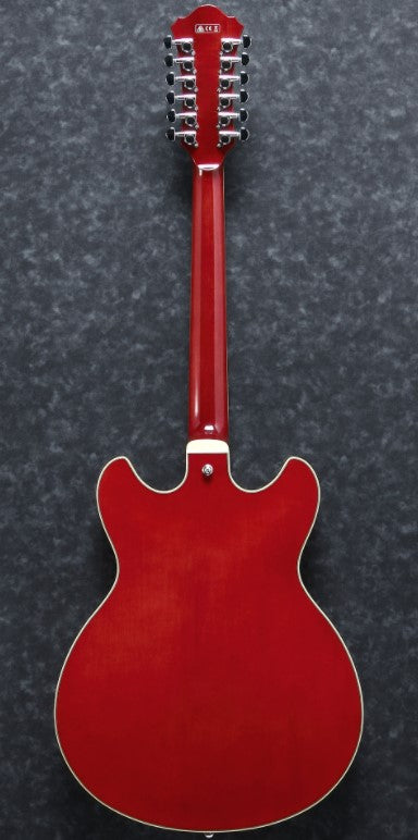 Ibanez AS7312 TCD Guitarra Eléctrica 12 Cuerdas Transparent Cherry 9