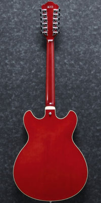 Ibanez AS7312 TCD Guitarra Eléctrica 12 Cuerdas Transparent Cherry 9