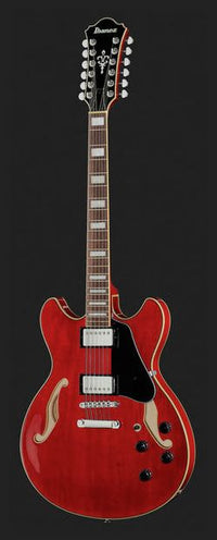 Ibanez AS7312 TCD Guitarra Eléctrica 12 Cuerdas Transparent Cherry 12