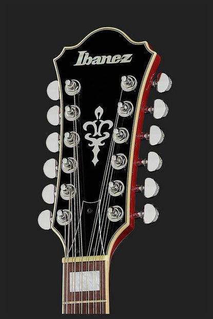 Ibanez AS7312 TCD Guitarra Eléctrica 12 Cuerdas Transparent Cherry 16