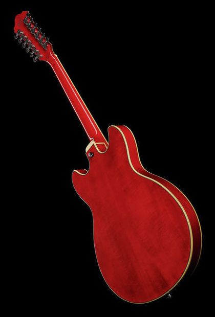 Ibanez AS7312 TCD Guitarra Eléctrica 12 Cuerdas Transparent Cherry 23