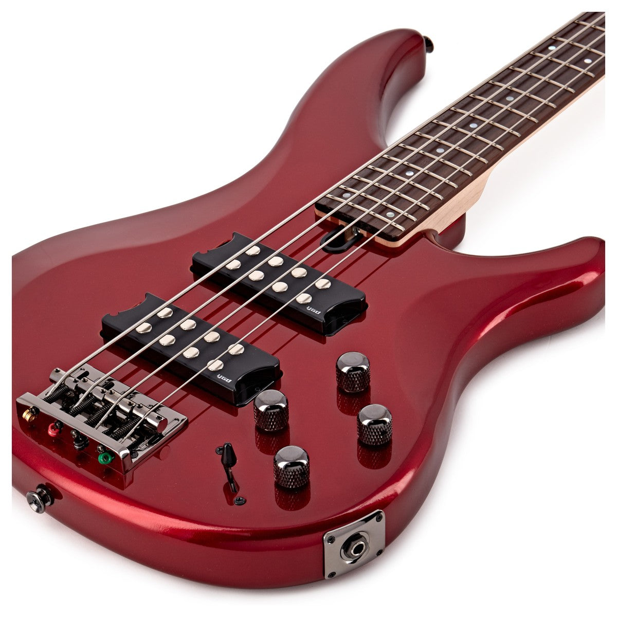 Yamaha TRBX304 CAR Bajo Eléctrico Candy Apple Red 4