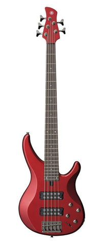 Yamaha TRBX305 CAR Bajo Eléctrico 5 Cuerdas Candy Apple Red 1