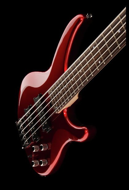 Yamaha TRBX305 CAR Bajo Eléctrico 5 Cuerdas Candy Apple Red 9