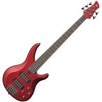 Yamaha TRBX305 CAR Bajo Eléctrico 5 Cuerdas Candy Apple Red 12