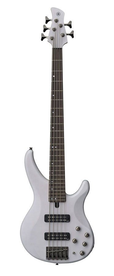 Yamaha TRBX505 TWH Bajo Eléctrico 5 Cuerdas Translucent White 1