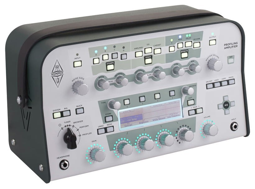 Kemper Profiling Head White Cabezal Amplificador Guitarra Blanco 2