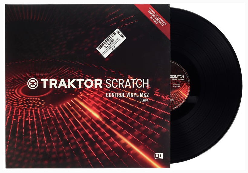 Native Instruments Vinilo Negro V2 para Traktor Scratch Pro 2 2