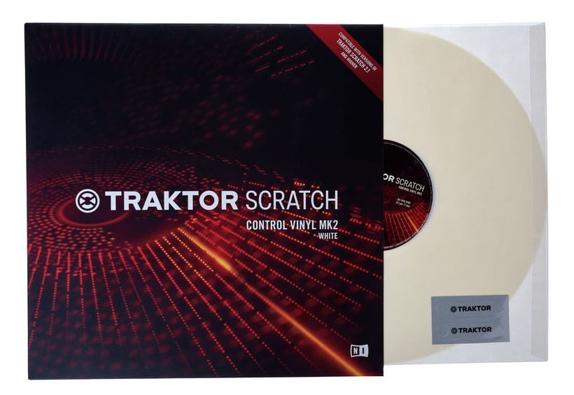 Native Instruments Vinilo Blanco V2 para Traktor Scratch Pro 2 2