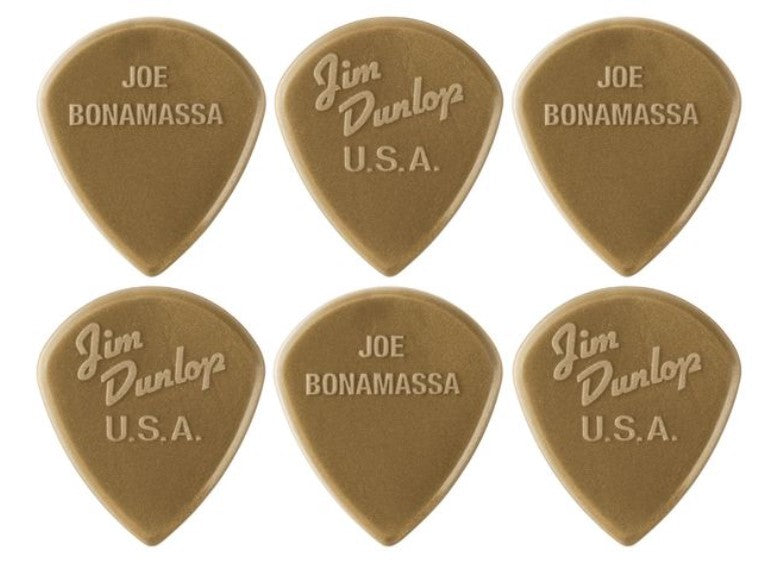 Dunlop 47Pjb3NG Joe Bonamassa Custom Jazz III Pack 6 Púas Gold 1