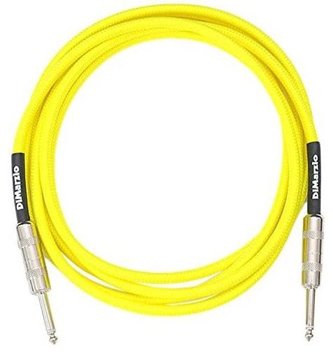 Dimarzio Ep1710SSY Cable Guitarra Amarillo Neon 3 Metros 1