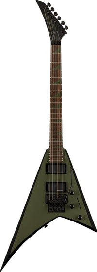 Jackson RRX24 X Series Rhoads IL Guitarra Eléctrica Matte Army Drab with Black Bevels 1