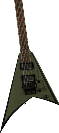 Jackson RRX24 X Series Rhoads IL Guitarra Eléctrica Matte Army Drab with Black Bevels 3