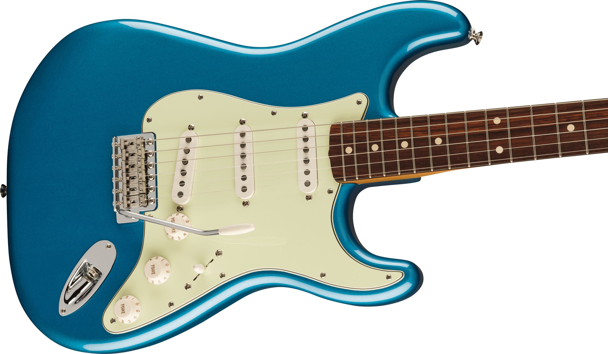 Fender Vintera II 60S Stratocaster RW Guitarra Eléctrica Lake Placid Blue 3