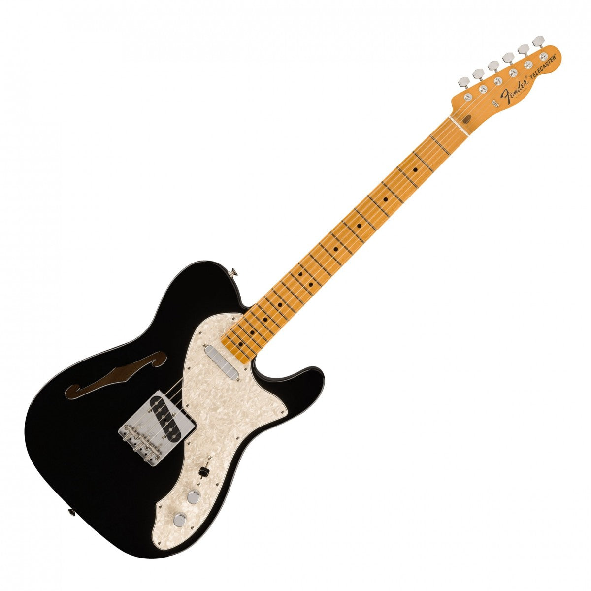 Fender Vintera II 60S Telecaster Thinline MN Guitarra Eléctrica Black 7