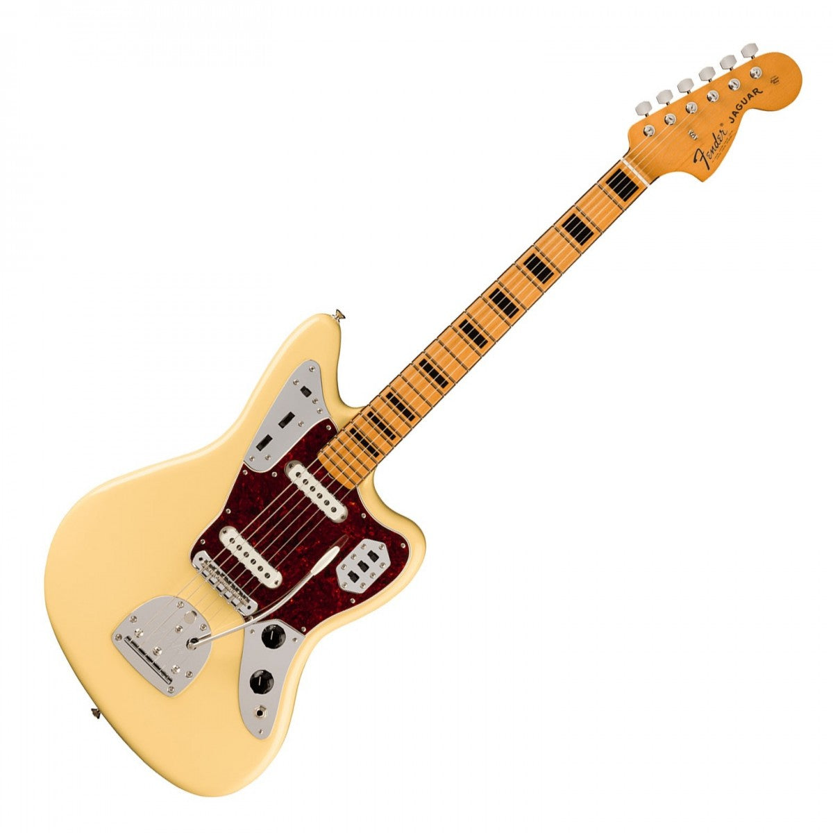 Fender Vintera II 70S Jaguar MN Guitarra Eléctrica Vintage White 7