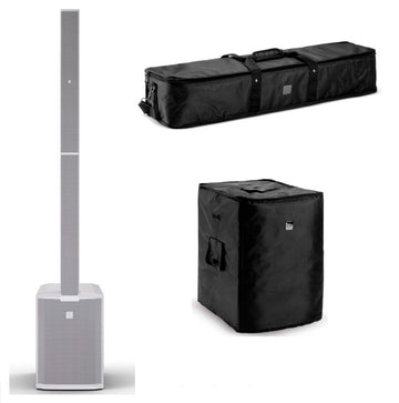 LD Systems -Pack- Maui 28 G3 Mix W Sistema Compacto de PA Activo Blanco + Fundas 1