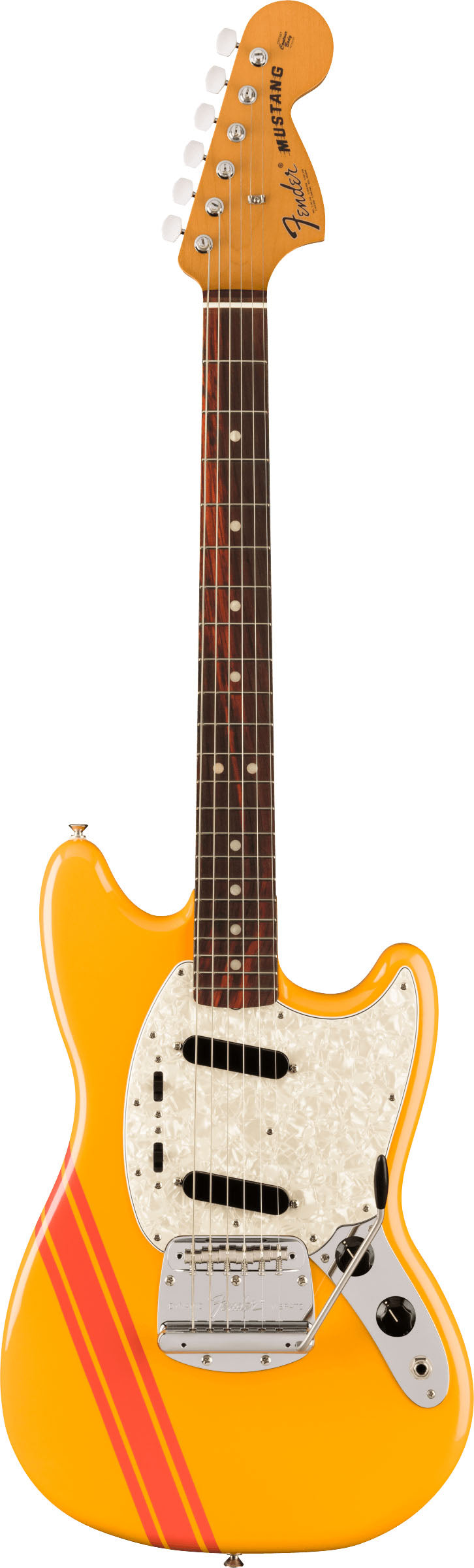 Fender Vintera II 70S Mustang RW Guitarra Eléctrica Competition Orange 1