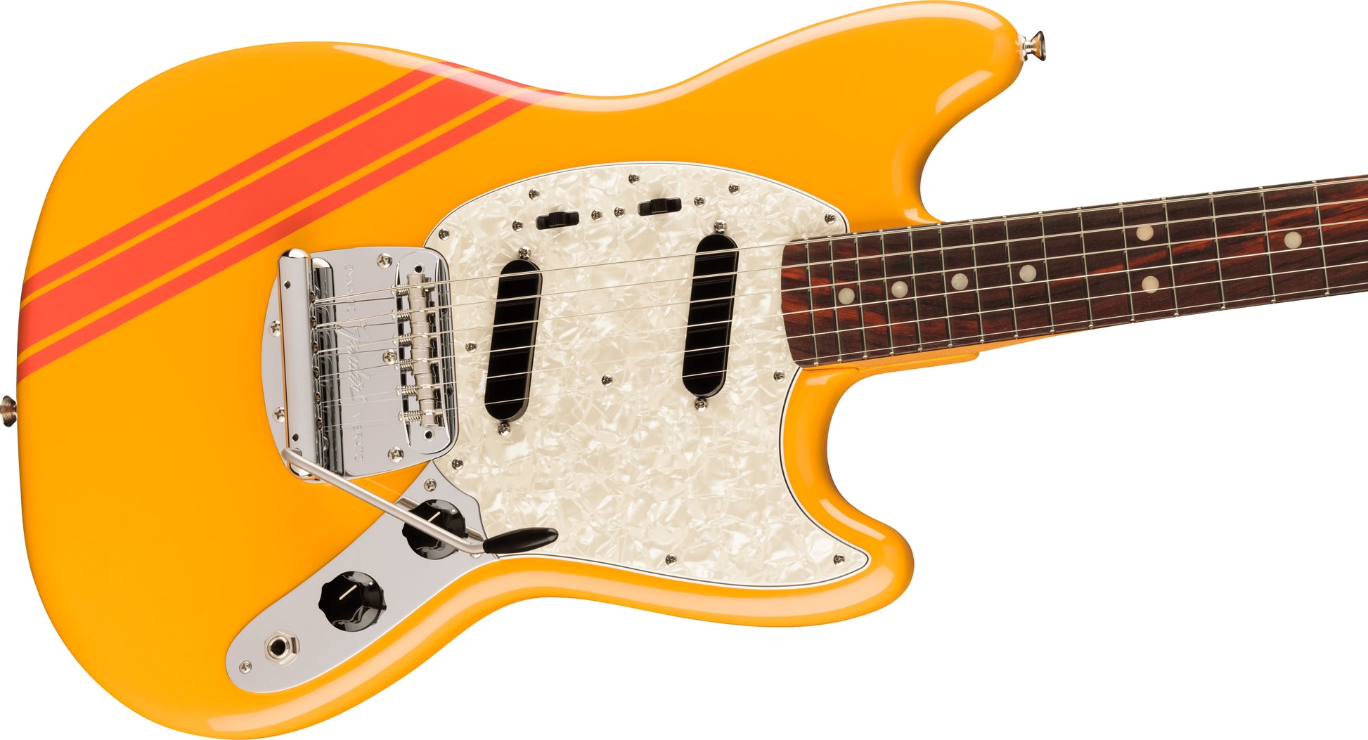 Fender Vintera II 70S Mustang RW Guitarra Eléctrica Competition Orange 3