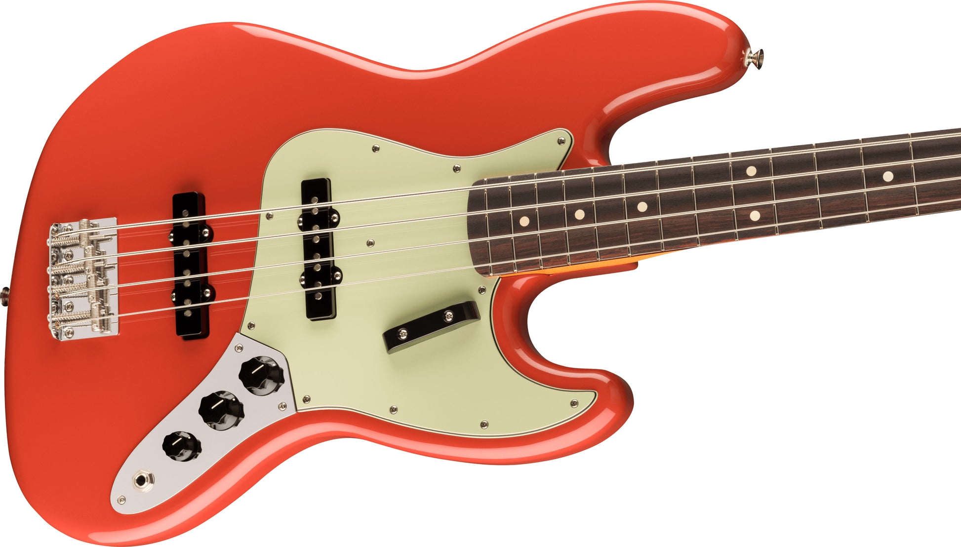 Fender Vintera II 60S Jazz Bass RW Bajo Eléctrico Fiesta Red 3