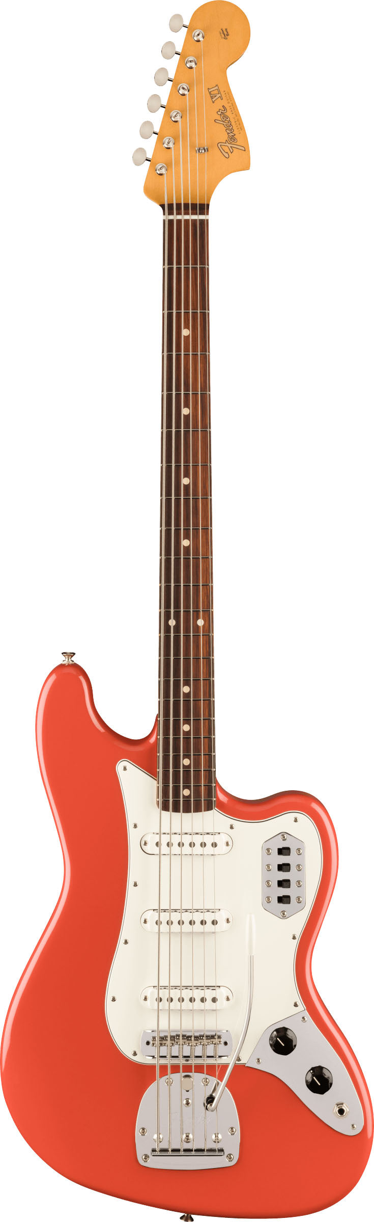 Fender Vintera II 60S Bass Vi RW Bajo Eléctrico Fiesta Red 1