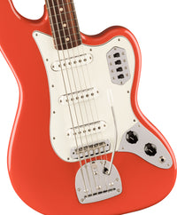 Fender Vintera II 60S Bass Vi RW Bajo Eléctrico Fiesta Red 4