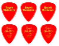 Dunlop YJMP02RD Yngwie Malmsteen Delrin Pack 6 Púas 2mm Rojas 1